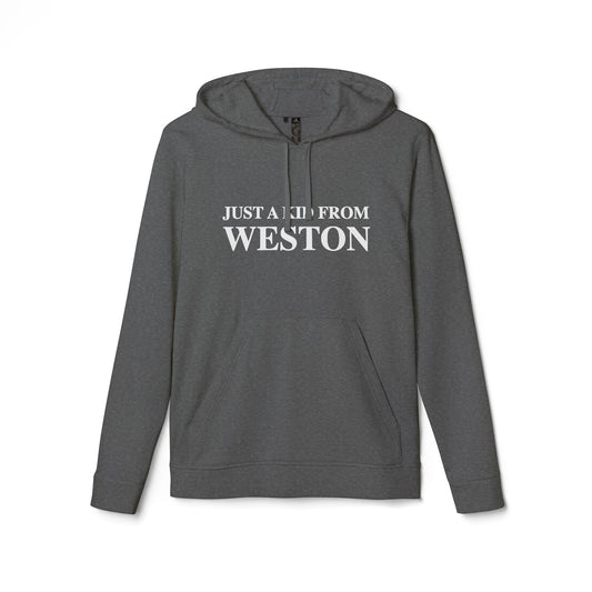 Just a kid from Weston adidas Unisex Fleece Hoodie