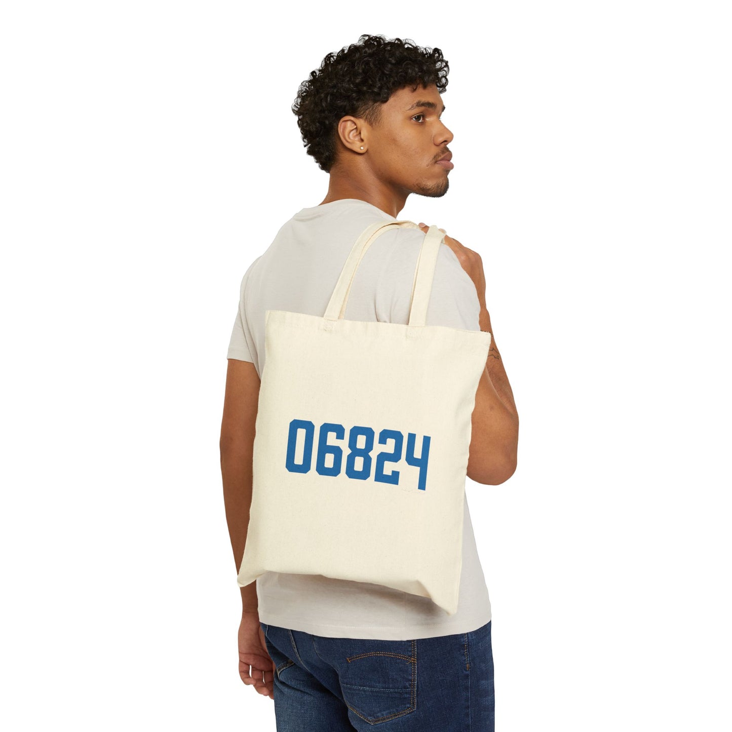 06824 Fairfield Connecticut Zip Code Cotton Canvas Tote Bag