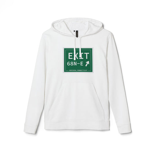 Vintage Exit 68N-E WCP Sign adidas Unisex Fleece Hoodie