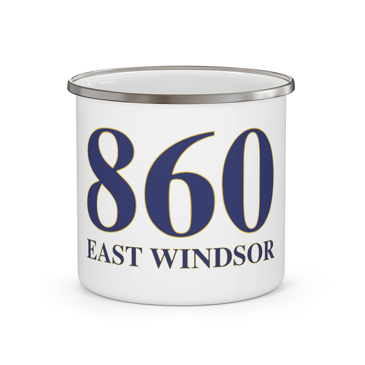 860 East Windsor Enamel Camping Mug