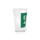 Vintage Exit 47 Merritt Parkway Sign Pint Glass, 16oz