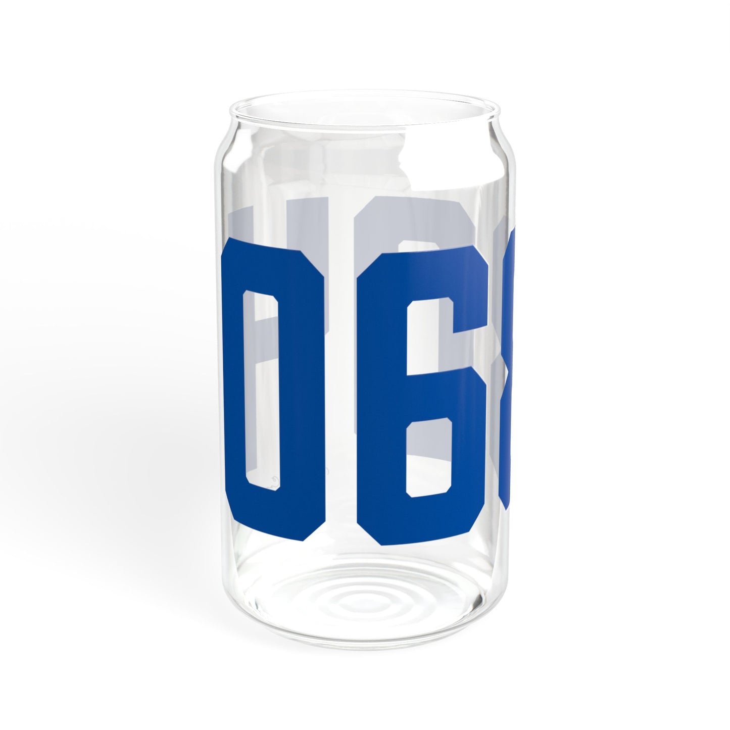 06804 Brookfield Connecticut Zip Code Sipper Glass, 16oz