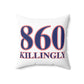 860 Killingly Red, White & Blue Spun Polyester Square Pillow