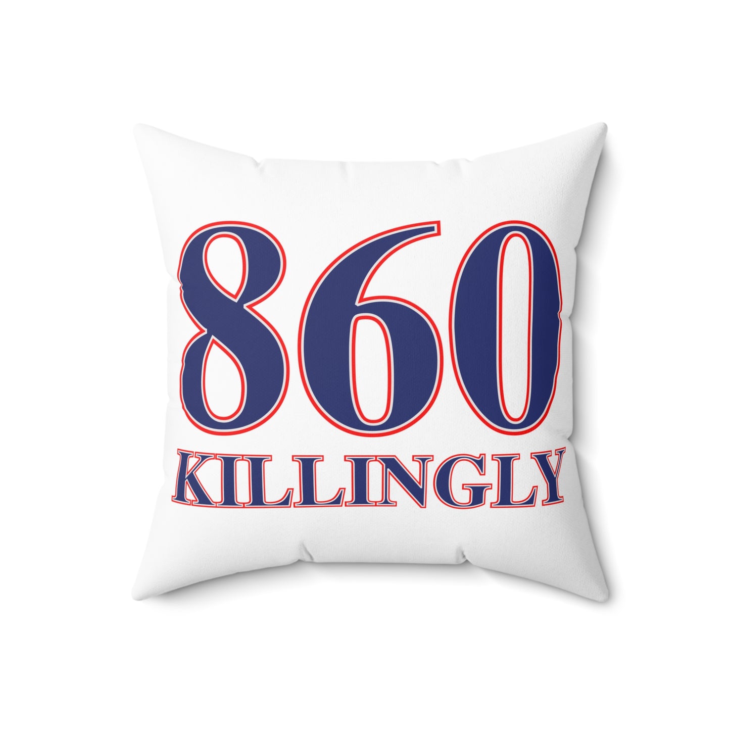 860 Killingly Red, White & Blue Spun Polyester Square Pillow