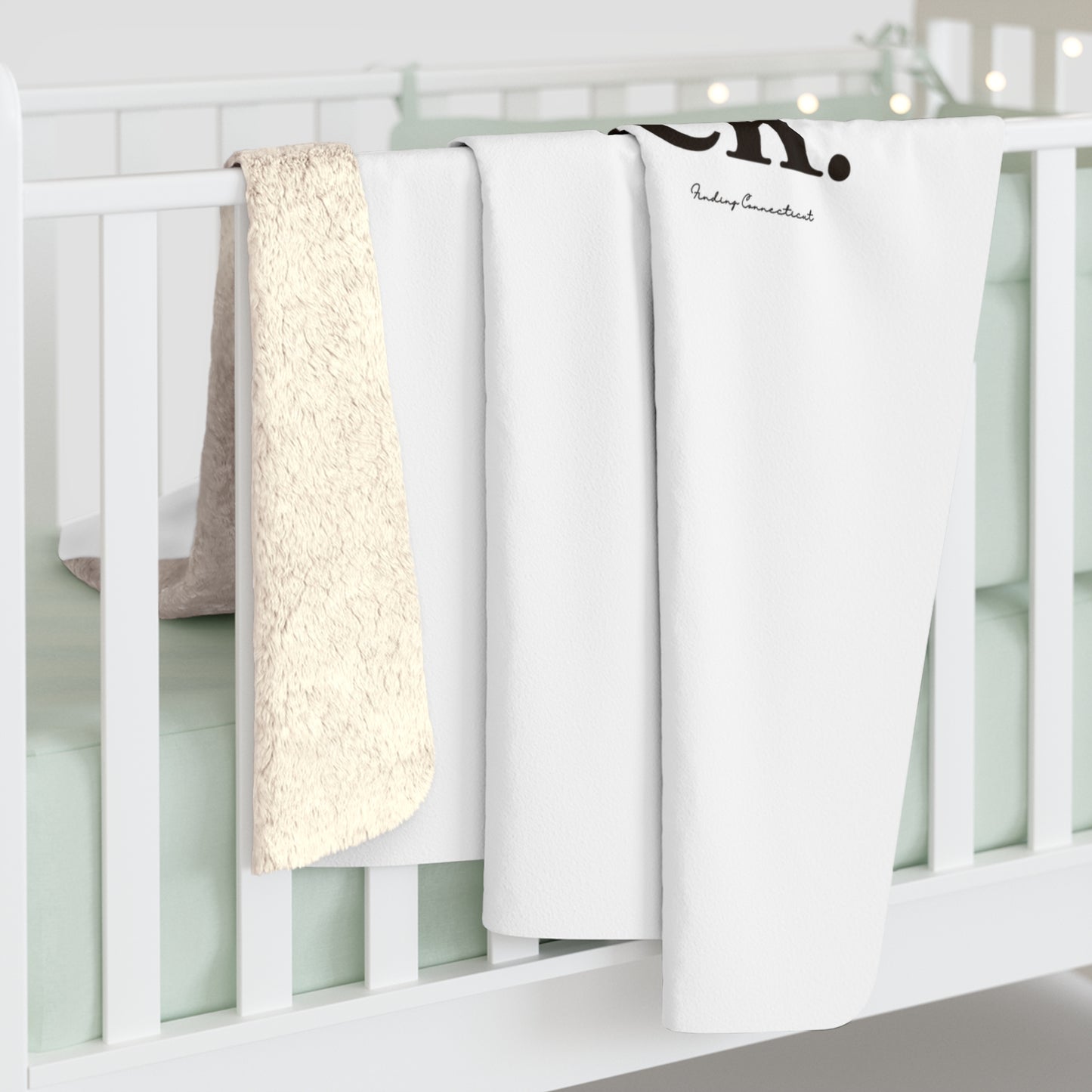 I’d rather be in Black Rock Sherpa Fleece Blanket