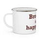 Brooklyn is My Happy Place Enamel Camping Mug