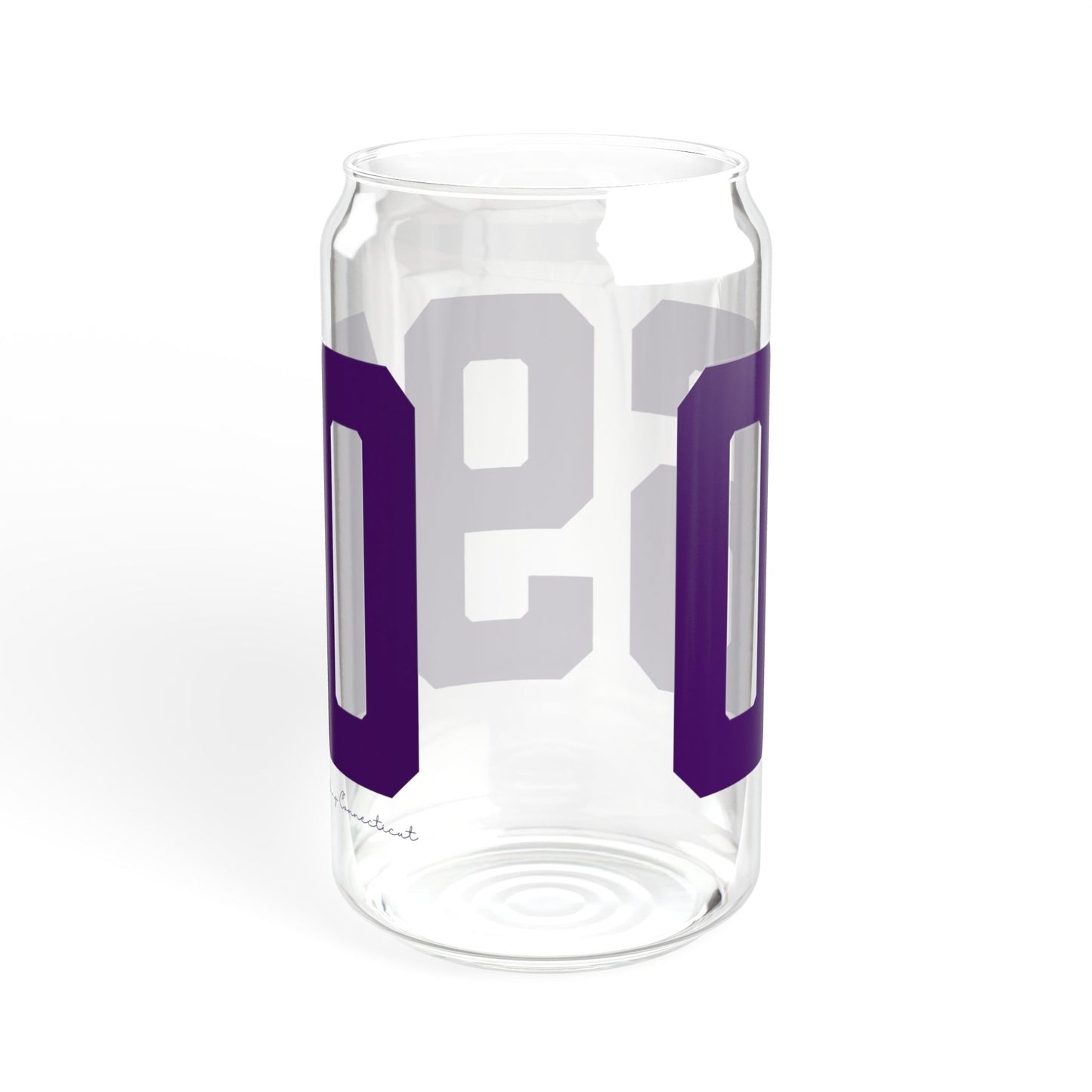 06910 Stamford Connecticut Zip Code Sipper Glass, 16oz