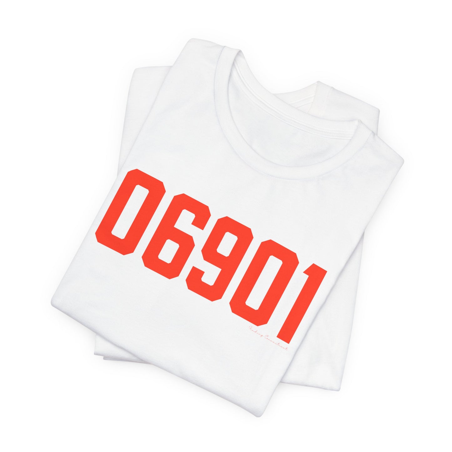 06901 Stamford Connecticut Zip Code Unisex Jersey Short Sleeve T-Shirt