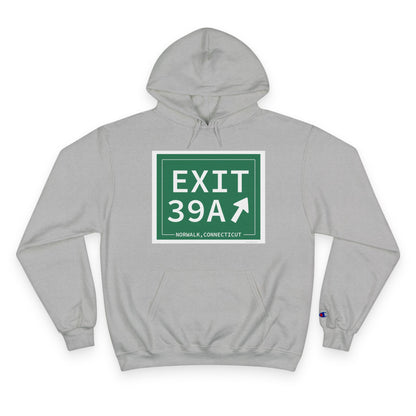 Vintage Exit 39A Merritt Parkway Sign Champion Hoodie