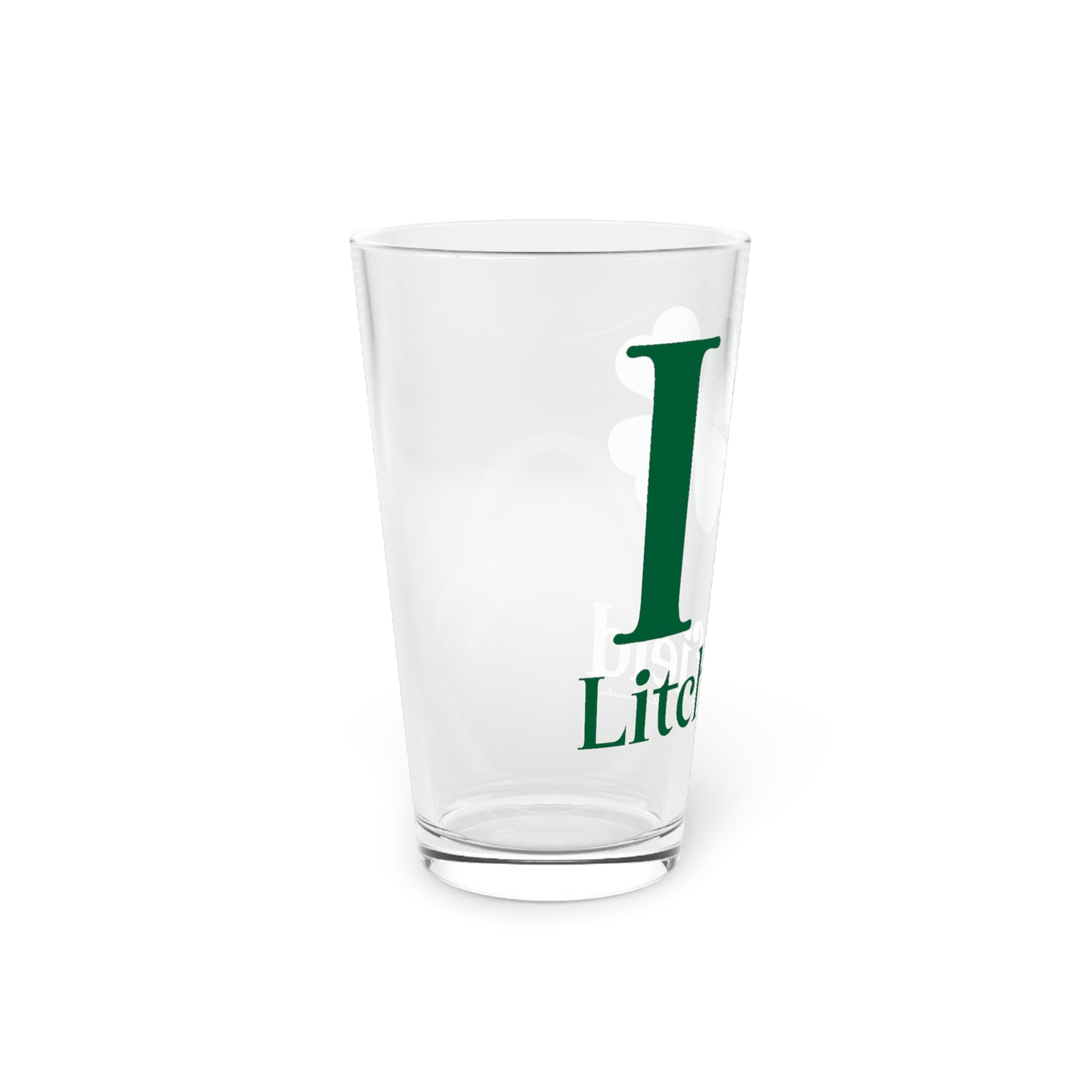 I Clover Litchfield Pint Glass, 16oz