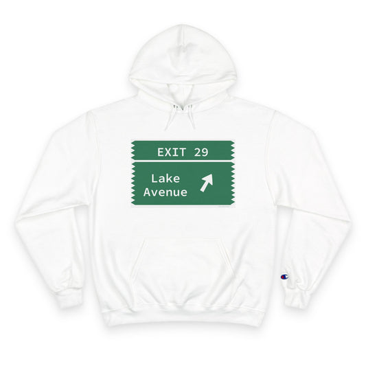 Vintage Merritt Parkway Exit 29 Sign Champion Hoodie