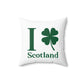 I Clover Scotland Spun Polyester Square Pillow