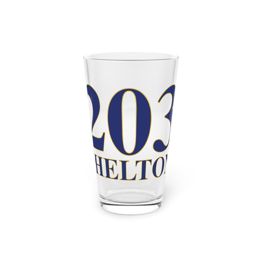203 Shelton Pint Glass, 16oz