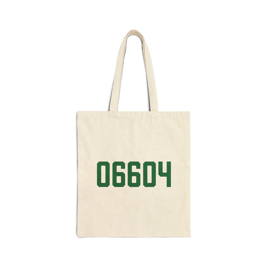 06604 Bridgeport Connecticut Zip Code Cotton Canvas Tote Bag