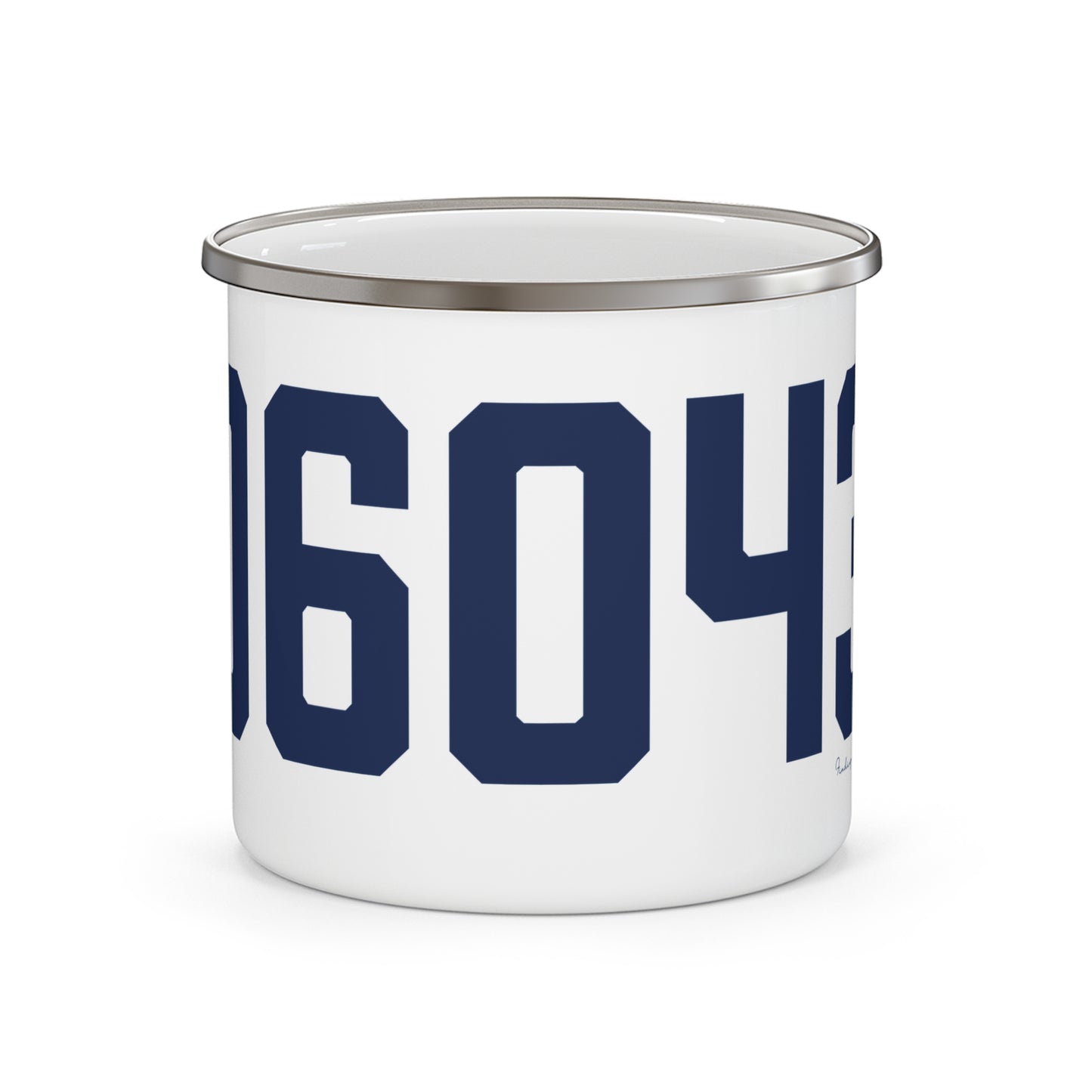06043 Bolton Connecticut Zip Code Enamel Camping Mug