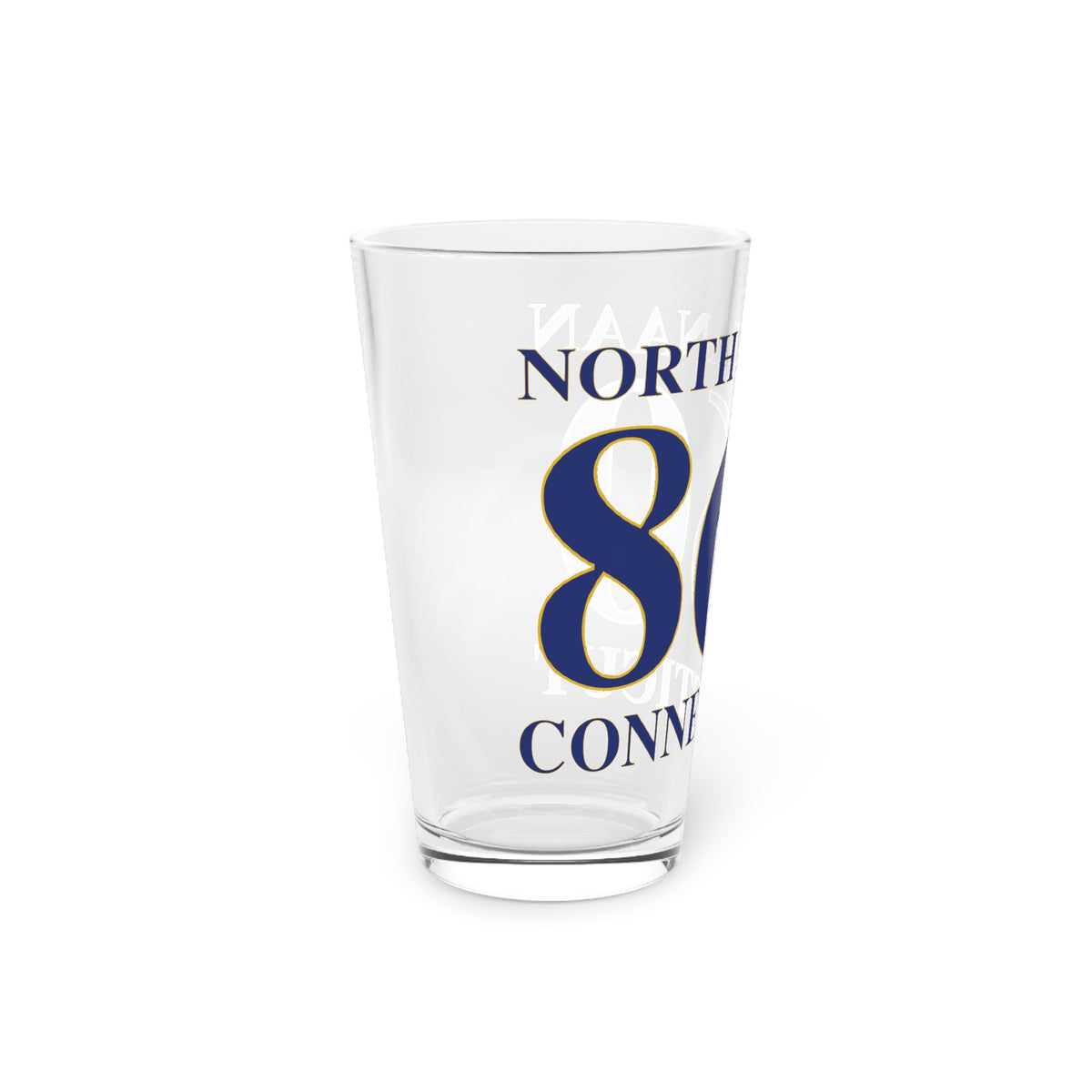 North Canaan 860 Connecticut Pint Glass, 16oz
