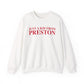 Just a kid from Preston Unisex Heavy Blend™ Crewneck Sweatshirt
