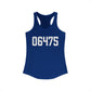 06475 Old Saybrook CT Zip Code Women's Ideal Racerback Tank Top