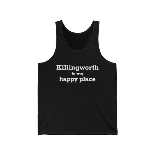 Killingworth is My Happy Place Unisex Jersey Tank Top