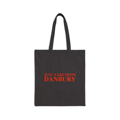 Just a kid from Danbury Cotton Canvas Tote Bag