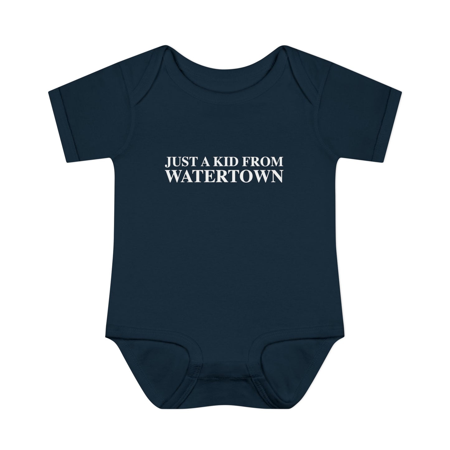 Just a kid from Watertown Infant Baby Rib Bodysuit