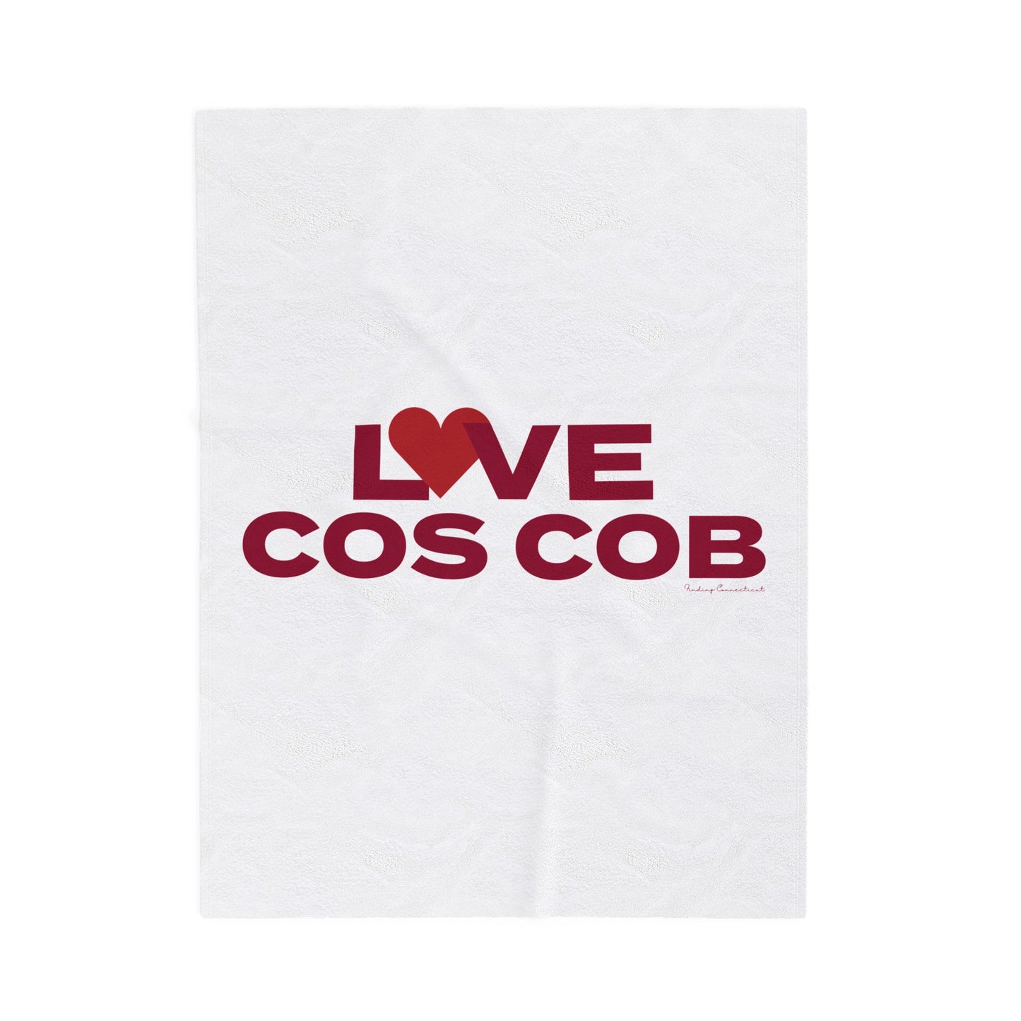 Love Cos Cob Velveteen Plush Blanket