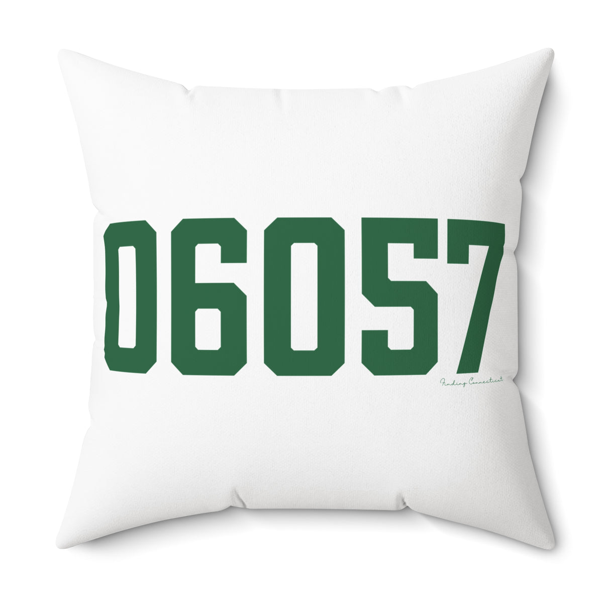 06057 New Hartford Connecticut Zip Code Polyester Square Pillow