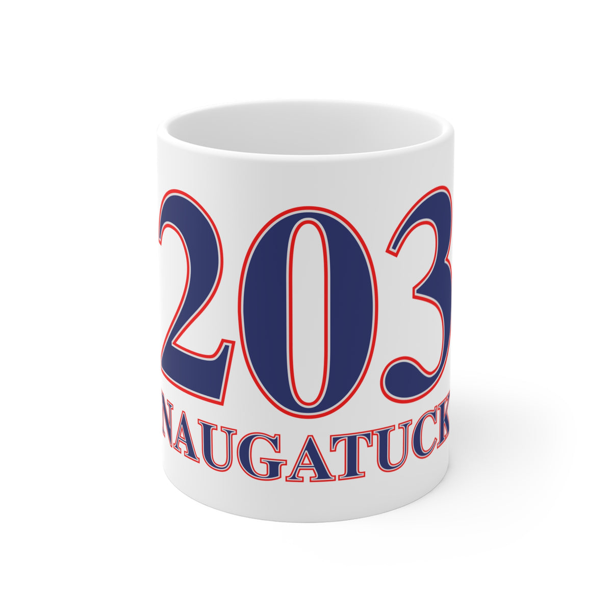 Naugatuck Red, White & Blue Mug 11oz