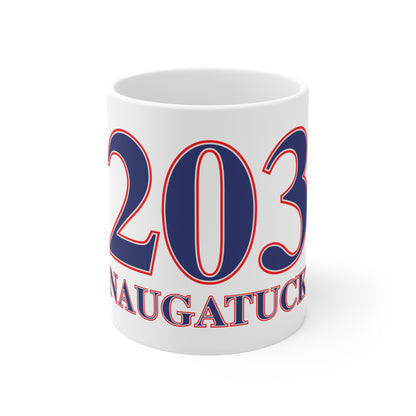 Naugatuck Red, White & Blue Mug 11oz