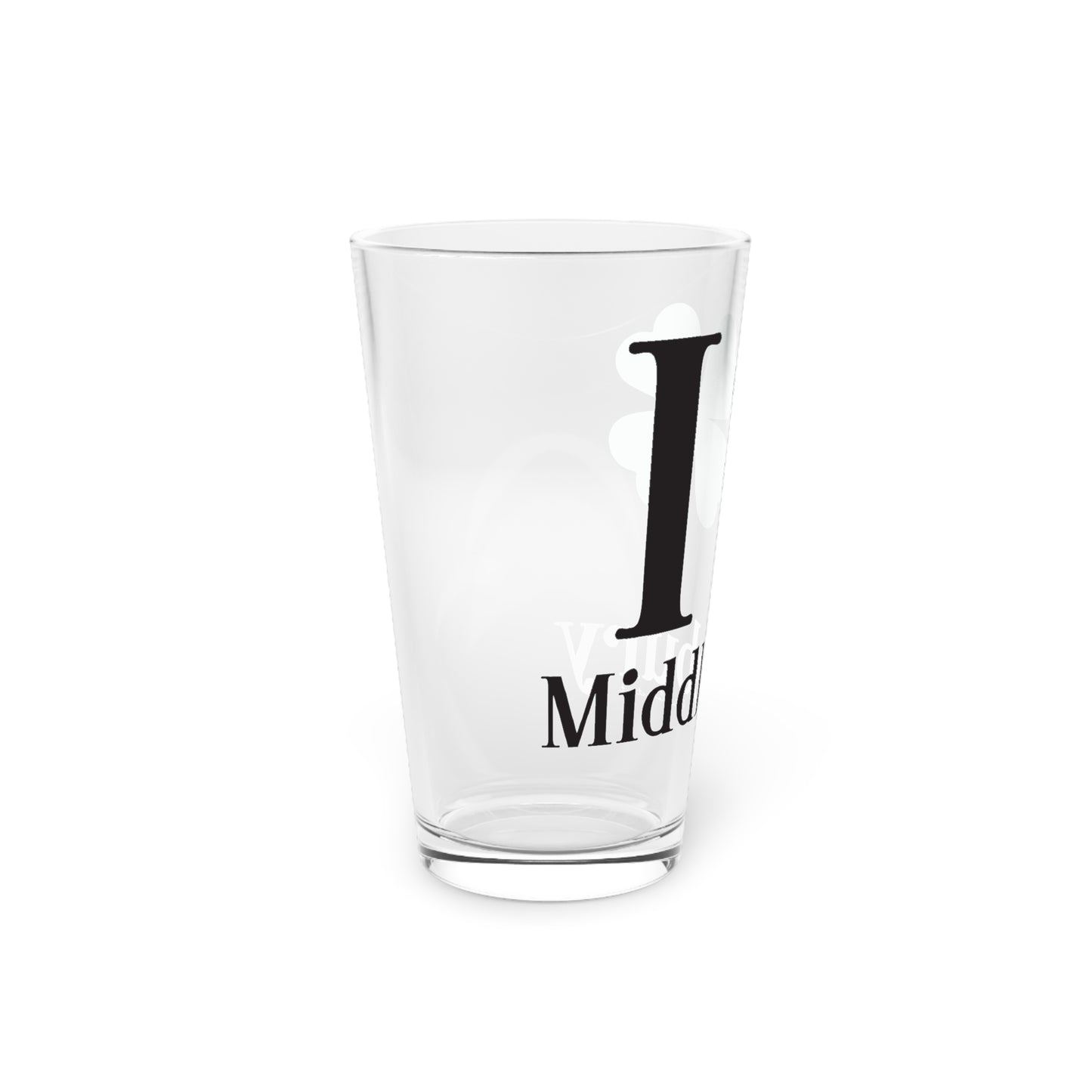 I Clover Middlebury Pint Glass, 16oz