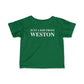 Just a kid from Weston Infant Fine Jersey T-Shirt