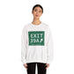 Vintage Exit 39A Merritt Parkway Sign Unisex Heavy Blend™ Crewneck Sweatshirt