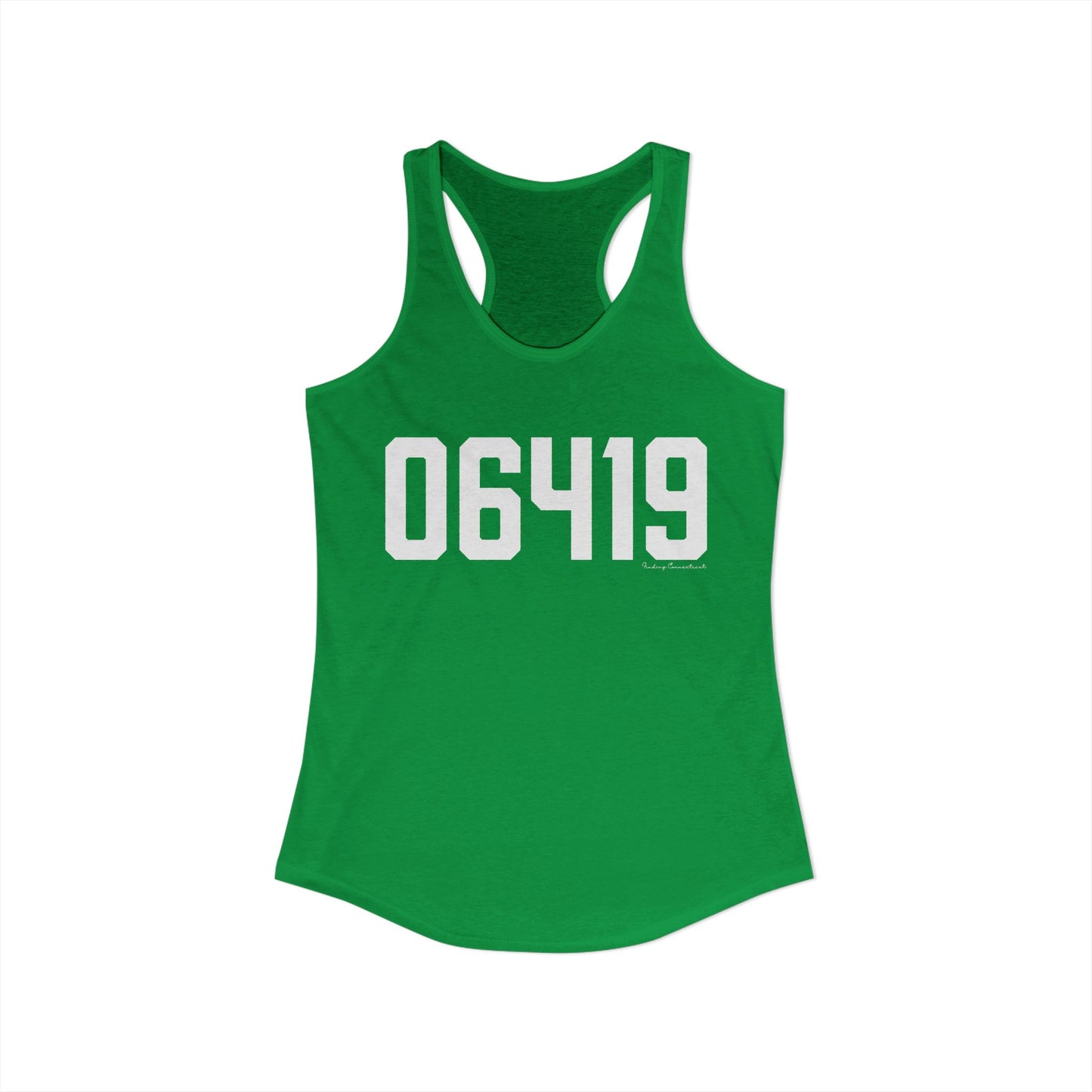 06419 Killingworth CT Zip Code Women's Ideal Racerback Tank Top