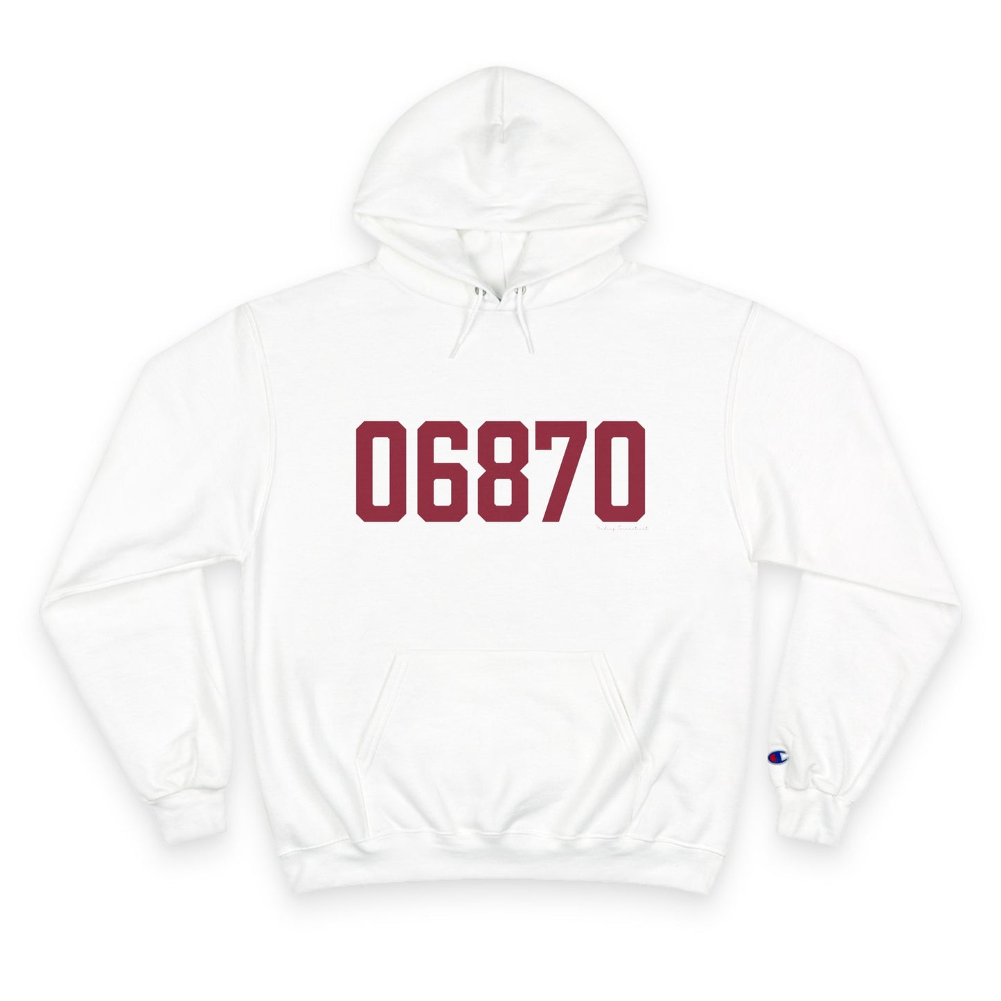 06870 - Greenwich Connecticut Zip Code Champion Hoodie