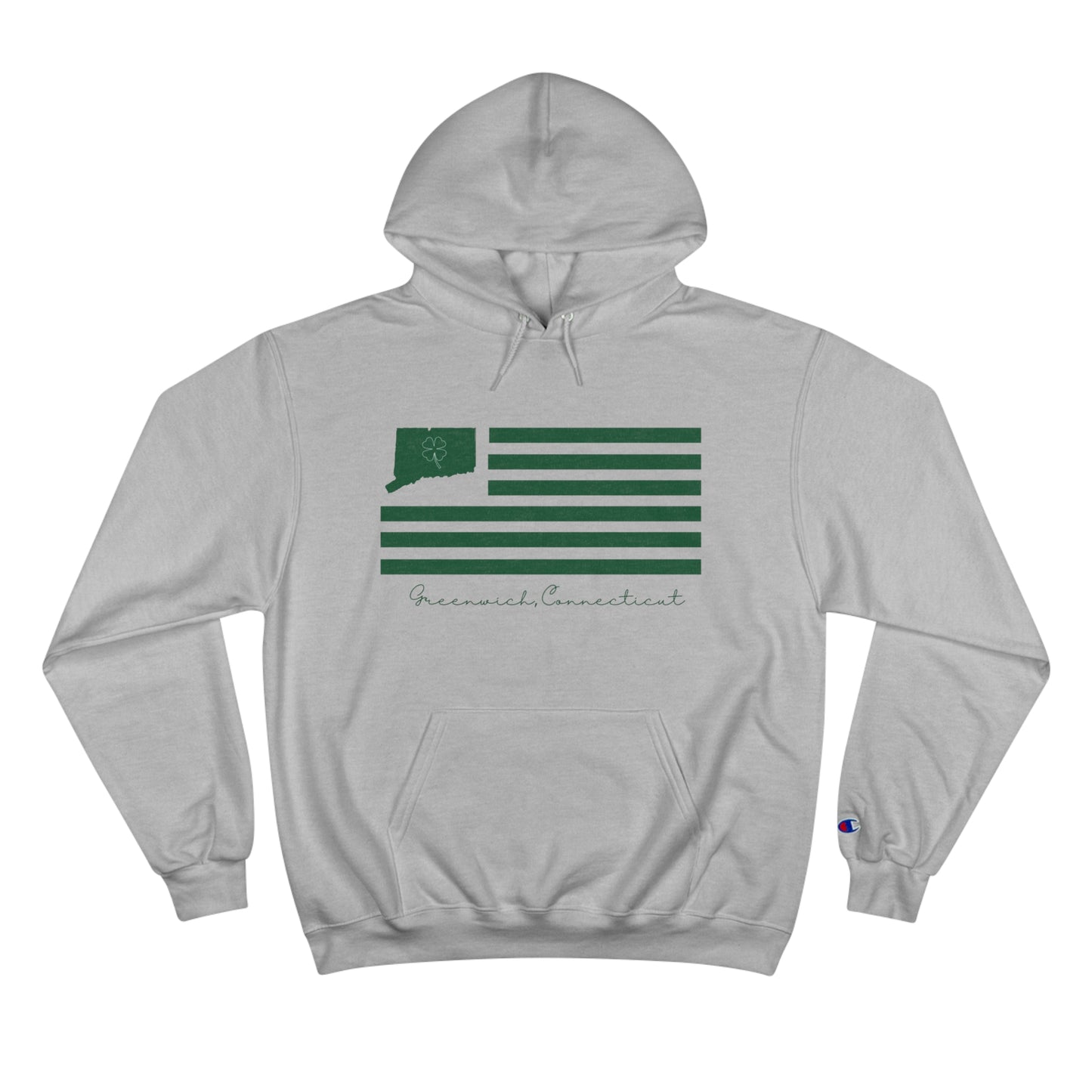 Greenwich Connecticut St Patrick’s Day Flag Champion Hoodie