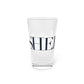 41 Tilt Sherman Pint Glass, 16oz