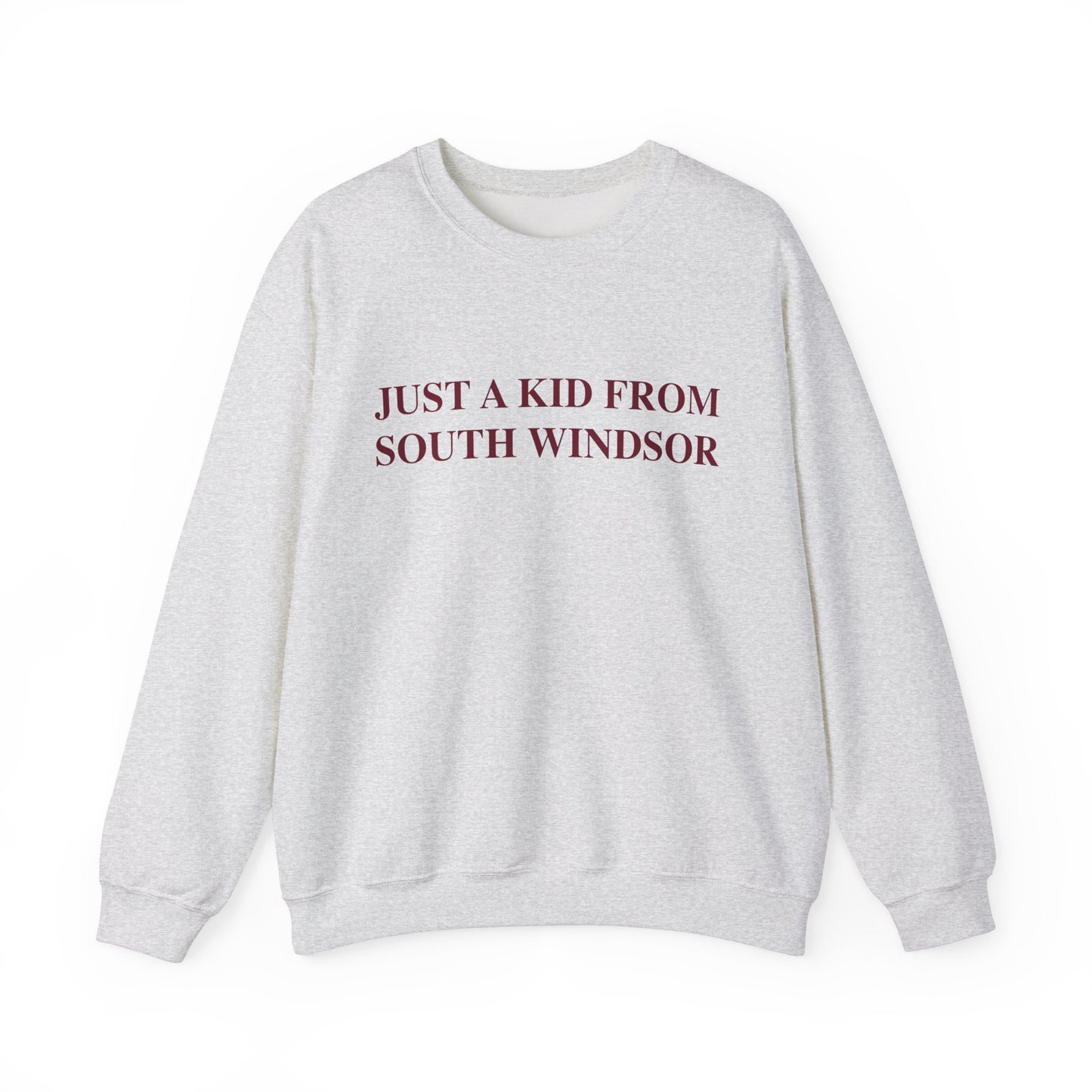 Just a kid from South Windsor Unisex Heavy Blend™ Crewneck Sweatshirt