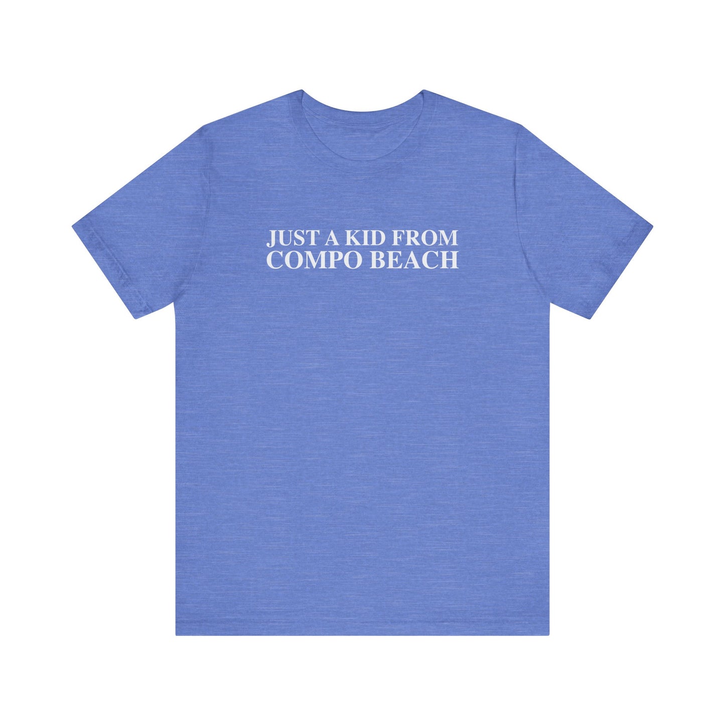 Just a kid from Compo Beach Unisex Jersey Short Sleeve T-Shirt