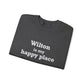 Wilton is my Happy Place Unisex Heavy Blend™ Crewneck Sweatshirt