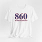 860 Barkhamsted Red White & Blue Unisex Jersey Short Sleeve T-Shirt