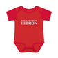 Just a kid from Hebron Infant Baby Rib Bodysuit