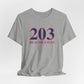 203 Beacon Falls Red White & Blue Unisex Jersey Short Sleeve T-Shirt