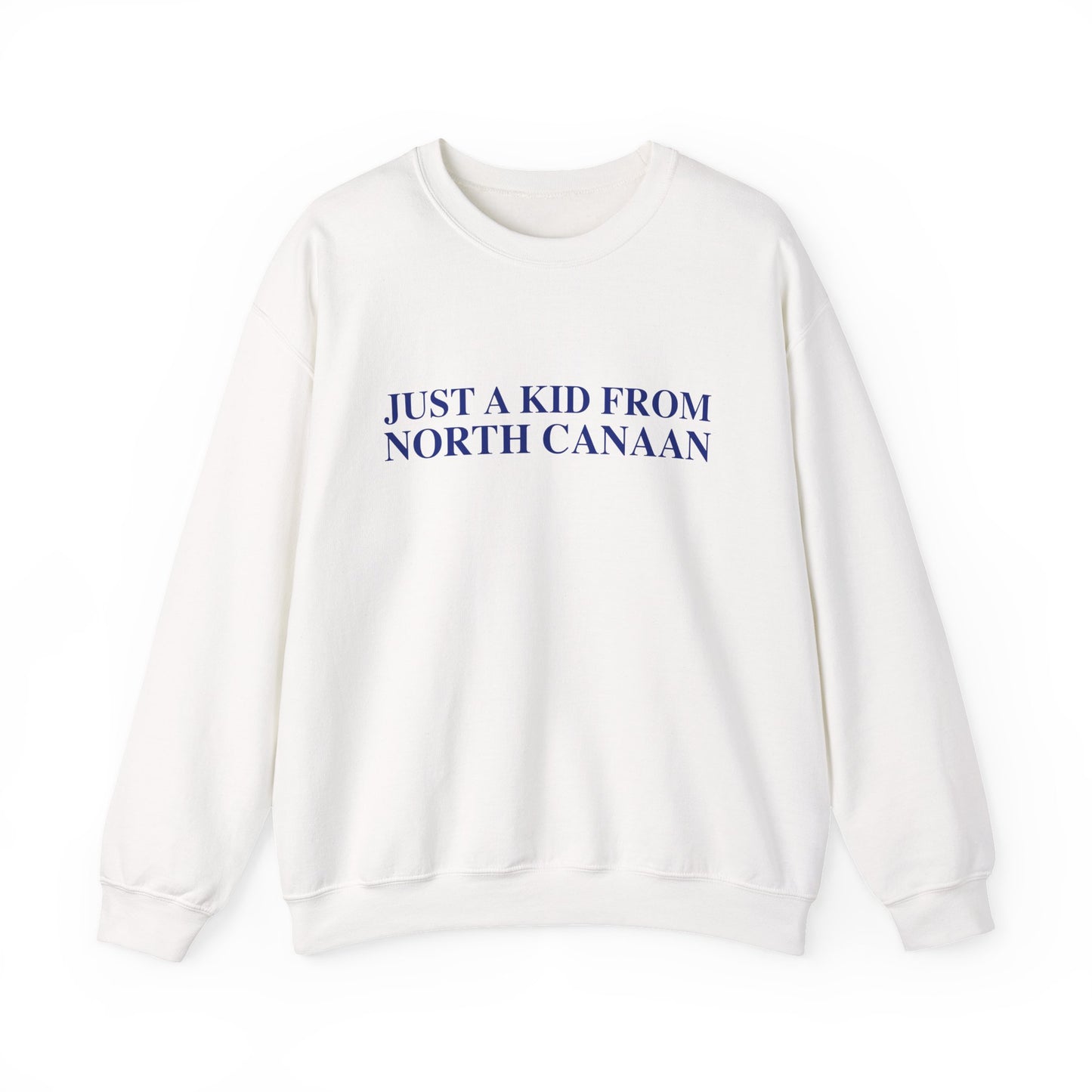 Just a kid from North Canaan Unisex Heavy Blend™ Crewneck Sweatshirt