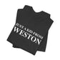 Just a kid from Weston Unisex Jersey Short Sleeve T-Shirt