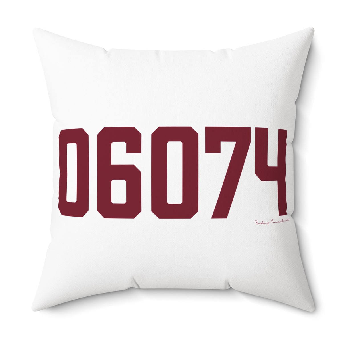 06074 South Windsor Connecticut Zip Code Polyester Square Pillow