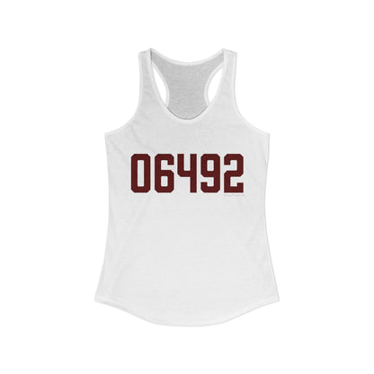 06492 Wallingford Connecticut Zip Code Women's Ideal Racerback Tank Top