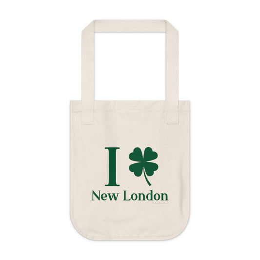 I Clover New London Organic Canvas Tote Bag