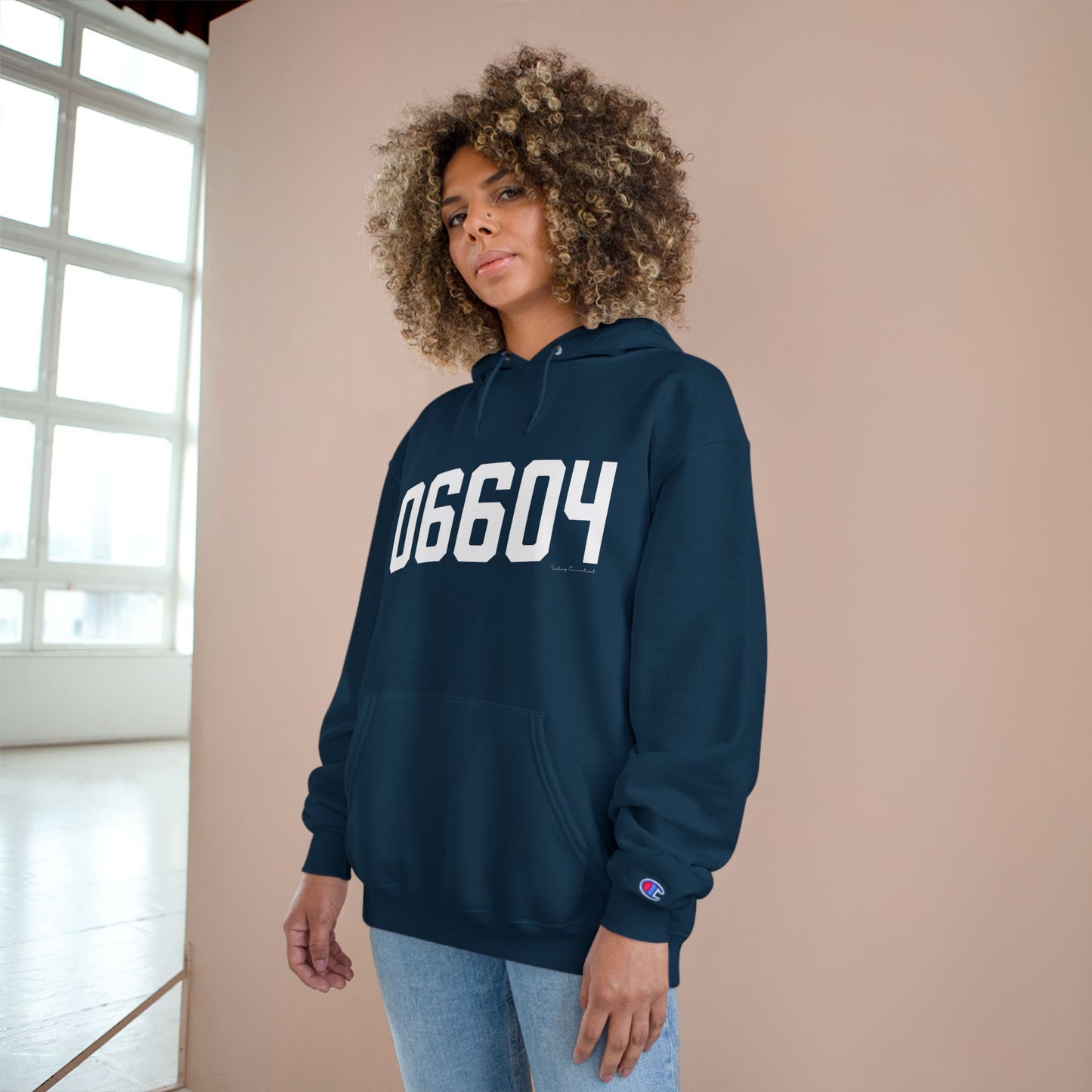 06604 Bridgeport CT Zip Code Champion Hoodie Sweatshirt