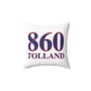 860 Union Red, White & Blue Spun Polyester Square Pillow