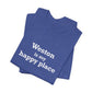 Weston Is My Happy Place Unisex Jersey Short Sleeve T-Shirt